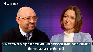 Налоговед. Система управления налоговыми рисками: быть или не быть? Сергей Пепеляев, Татьяна Ивутина