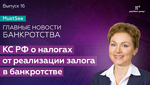 Конституционный Суд о налогах от реализации залога в банкротстве. Юлия Литовцева
